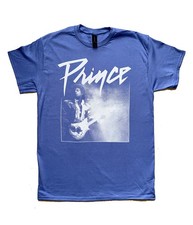 PRINCE T-Shirt (Pop Retro Vintage) Unisex Ladies Mens (Purple)