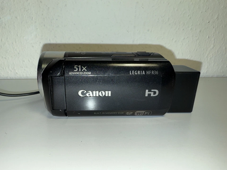 Canon LEGRIA HF R36 FULLHD Camcorder schwarz Touchscreen Vlog - Bild 4 von 4
