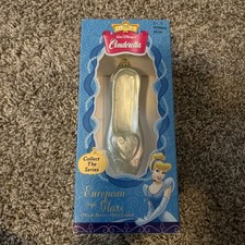 Disney European Glass Cinderella Glass Slipper Santa  s Best Christmas Ornament