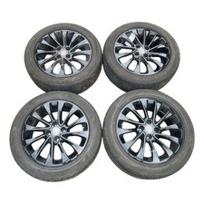 Vauxhall Corsa Alloy Wheels & Tyres Set 16 Inch Black 4 Stud 2006-2019 13399305