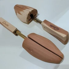 Clark's Wooden Wood Shoe Tree Clarks England Cedar Medium