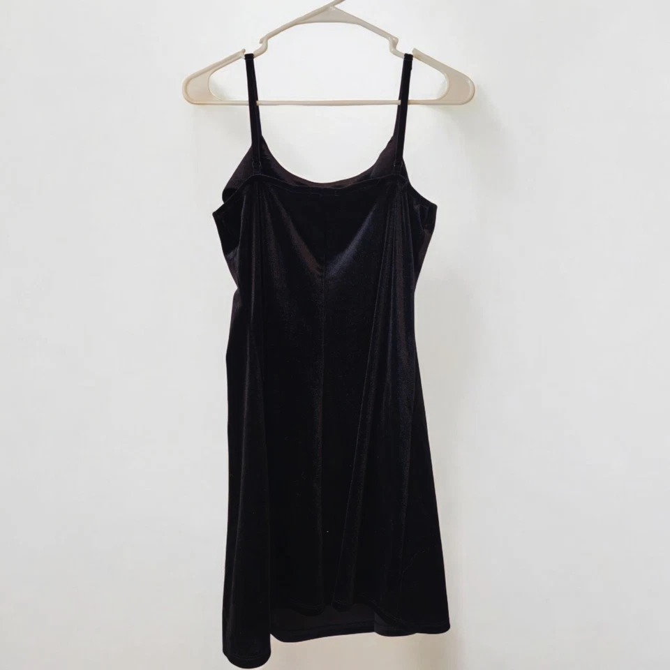 Lily Rose 女式迷你黑色连衣裙天鹅绒大号派对/俱乐部/鸡尾酒礼服 — 第 2/4 张图片