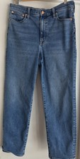J.Crew Womens Stovepipe Jeans Size 30 Blue Denim Mid Rise Straight Leg Pants