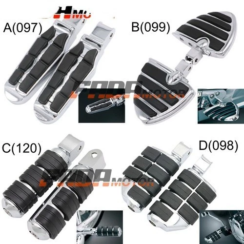 Reposapiés delanteros para Honda VTX1800C/F 2002-2008 VTX1300C 2004-2009 D098 Foto 4 de 4