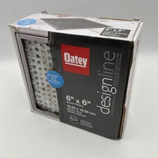 Oatey Designline 6 x 6 in. Stainless Steel Square Shower Drain Cover DSS2060R2
