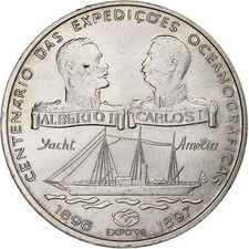 [#1048208] Portugal, 1000 Escudos, 1997, Lisbon, Silver, AU, KM:695