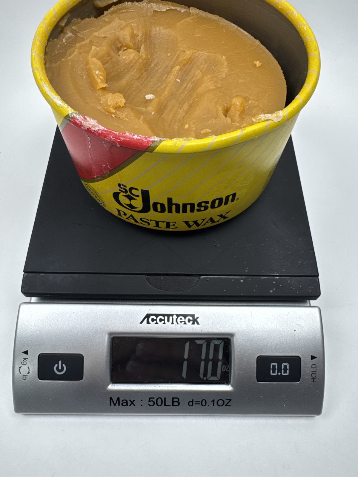 SC Johnson Paste Wax Can Opened Original Formula Discontinued