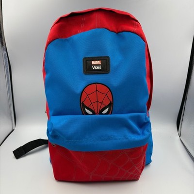 Vans x Marvel New Skool Spider-Man Rucksack Blau & Rot Superhelden Motiv