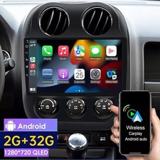 For Jeep Compass Patriot 2010-2017 Car Gps Radio Android15 Player Sat Gps Stereo