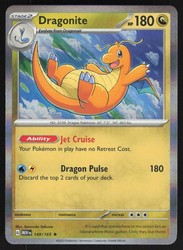 Dragonite 149/165 Scarlet & Violet 151 Holo Rare