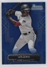 2022 Bowman Sterling Prospects Blue Refractor 8/25 Ian Lewis #BSP-63 0rz7