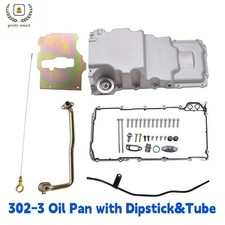 302-3 Ls Low Retro-fit Aluminum Rear Sump Oil Pan Fit Chevy 4.8l 5.3l 6.0l 6.2l