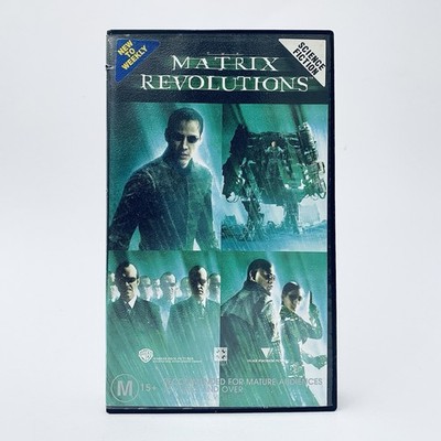 The Matrix Revolutions (VHS, 2003) Sci-fi Action Movie Video Tape Ex Rental 