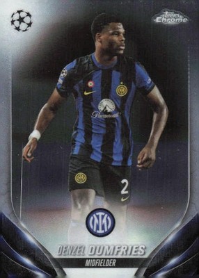 2023-24 Topps Chrome UEFA Club Competitions #9 Denzel Dumfries