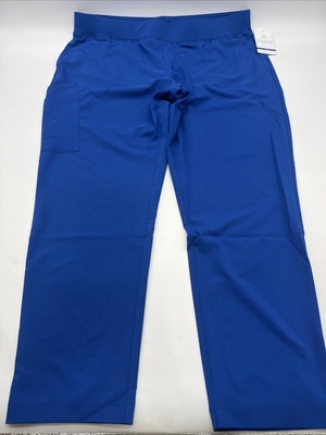 Med Couture Austin Ultra Stoft Lightweight Stretch Pants Women XLP Blue.#49752