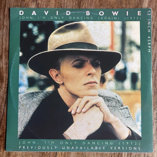 DAVID BOWIE - JOHN I'M ONLY DANCING (AGAIN)  VG+/EX  12" VINYL
