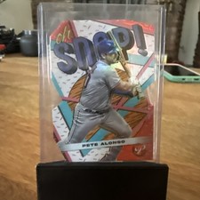 PETE ALONSO 4/5 Pink! 2023 TOPPS PRISTINE BASEBALL OH SNAP DIE CUT METS