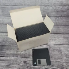 Unbranded 3.5 Inch 1.44 MB Diskettes - Blank Floppy Disk Lot - 50 Ct - Brand New