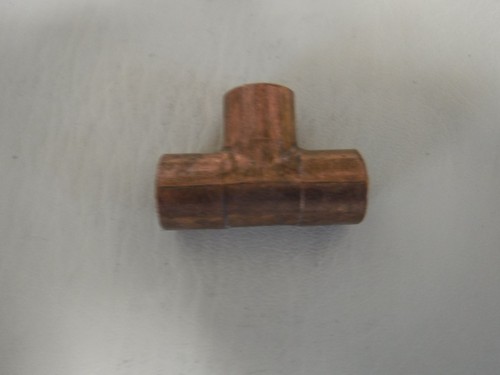 COPPER TEE 1/2" X1/2" X 1/2" SWEAT FITTING