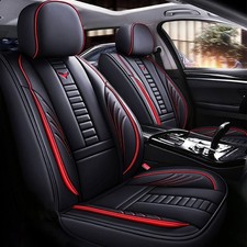 Front Car Seat Covers for Toyota Camry 2004-2024, Breathable Nappa Leather Se...