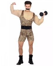 Starker Mann Zirkus Kostüm - Faschingskostüm für Mottopartys