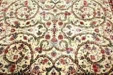 8X10 BREATHTAKING MASTERPIECE 400KPSI 50RAJ HAND KNOTTED SILK & WOOL TABRIZZ RUG
