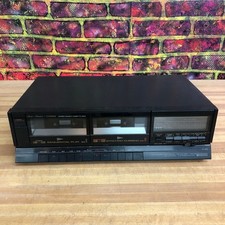 Vintage FISHER CR-W883 Hi-Fi Stereo Dual Cassette Tape Deck (WORKS)