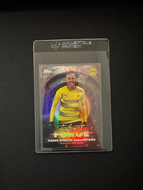 2025/26 Topps Focus BVB Aubameyang Talent Forge 44/75 Borussia Dortmund