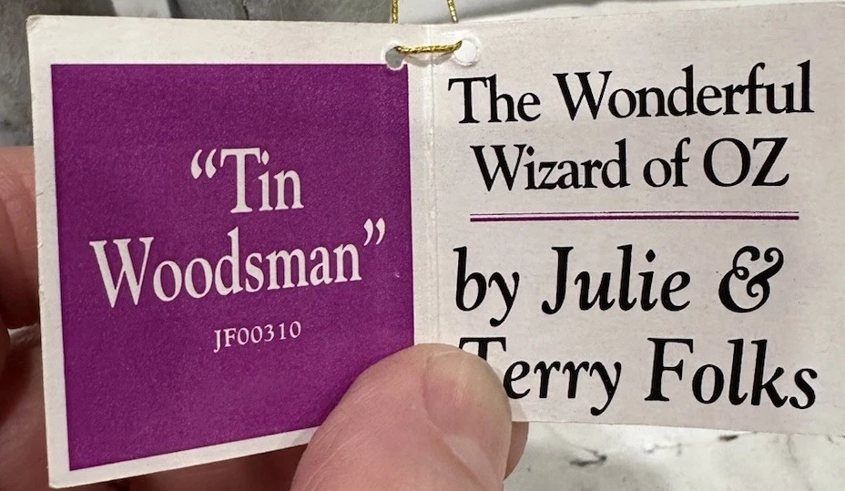 Vintage Jaymar Creation The Wizard Of Oz Tinman Bear Hand Sewn German Mohair 10” - Image 4 of 4