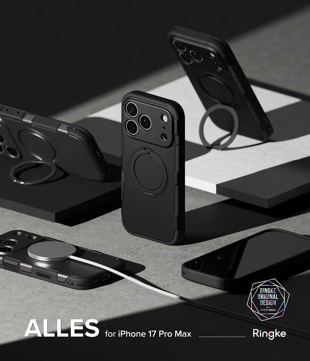 For iPhone 17 Pro Max | Ringke [Alles] Rugged 360° Ring Kickstand