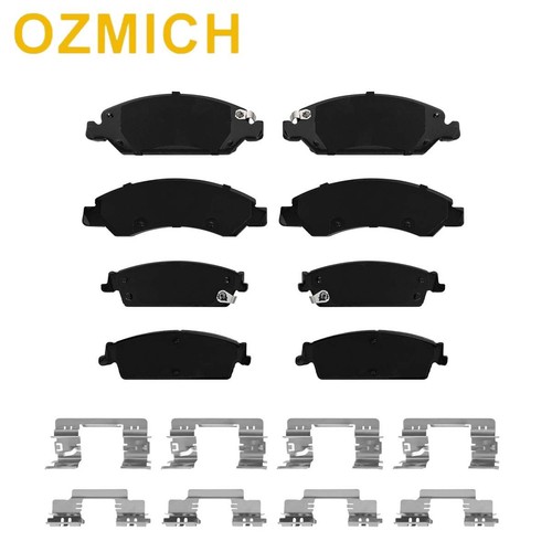 RAXON Ceramic Brake Pads 8PC Set – Front & Rear – For Chevy Silverado 1500 Tahoe GMC Sierra