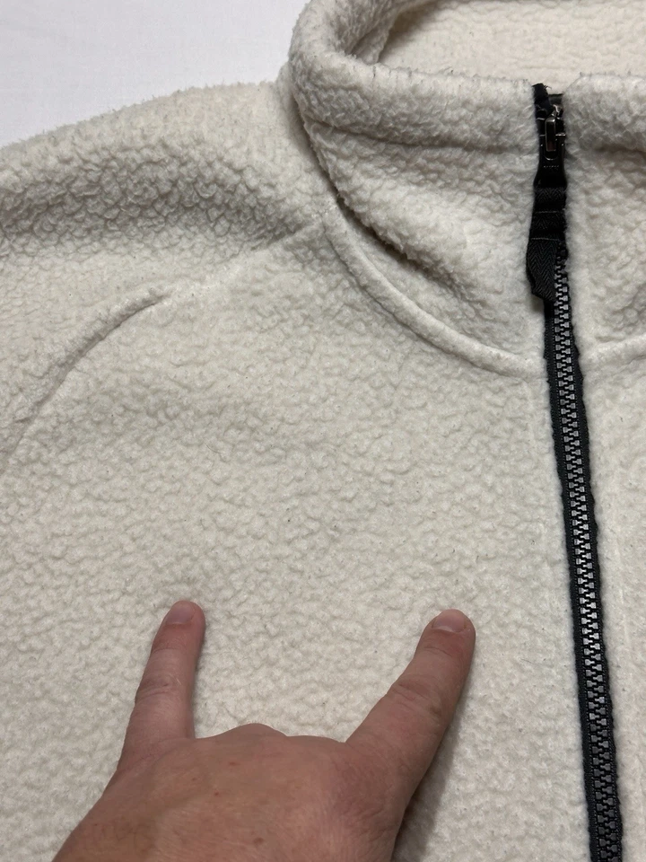 THE NORTH FACE Cragmont Fleece Jacket Full Zip Cream Off White *READ With WEAR - Image 2 of 4