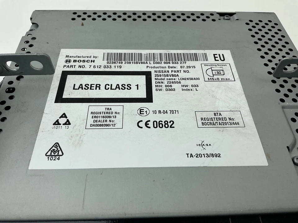 AUTORADIO PER NISSAN Juke Serie F15 25915BV80A (14>18) - Immagine 4 di 4