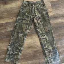 Braided River Pants Men's 32x32 Camouflage Camo Break Up 100% Cotton