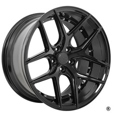 Ac Wheels Divino Gloss Black Deep Concave Rims 20x920x10.5 4pcs A1