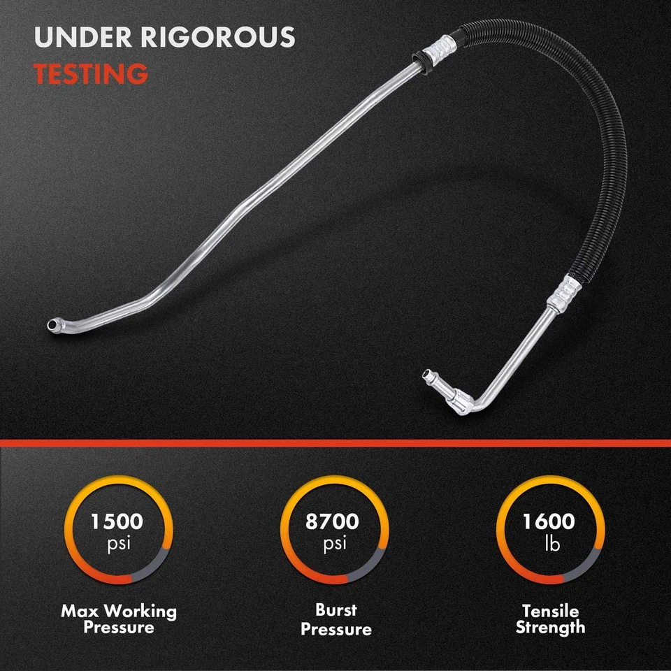 Línea de enfriador de aceite de transmisión de 2 piezas para GMC C2500 Suburban Chevrolet C2500 K2500 Foto 3 de 4