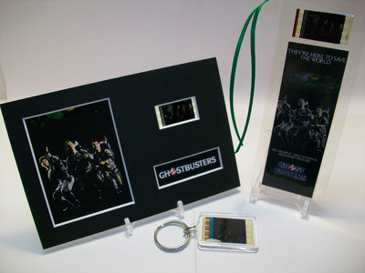 Ghostbusters 3 Piece Movie Film Cell Memorabilia Collection Gift Set Lot