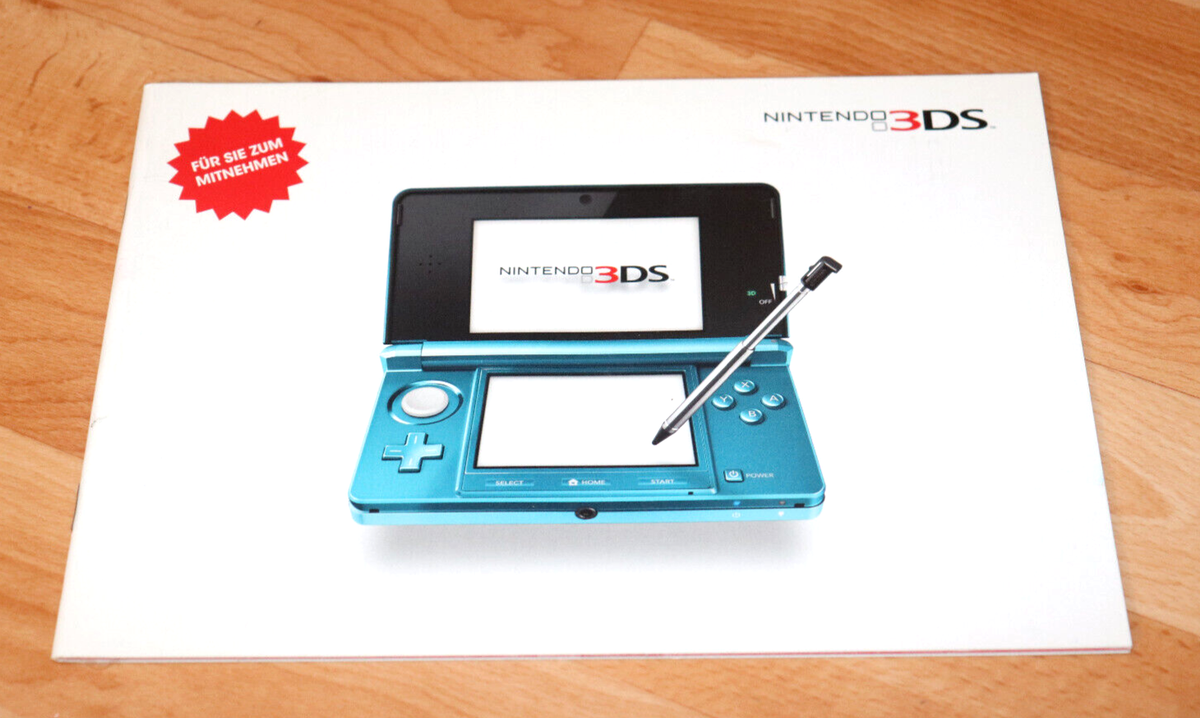 Nintendo 3DS Promo Advertising Booklet Flyer Metal Gear Solid Dead