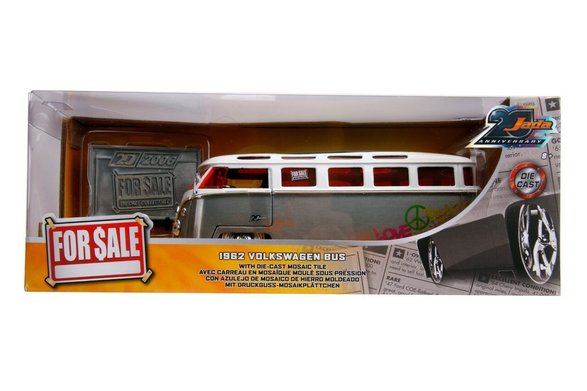 JADA TOYS 20th ANNIVERSARY FOR SALE 1962 VW VOLKSWAGEN BUS