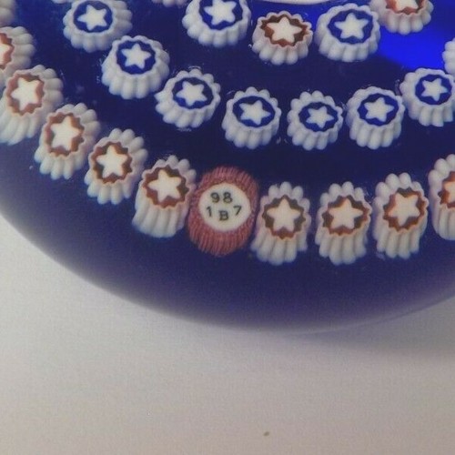 Baccarat WE THE PEOPLE Millefiori Paperweight - Picture 7 of 11