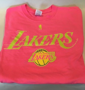 pink lakers shirt