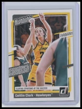 Donruss Highlights #H7 Caitlin Clark Slaying Spartans