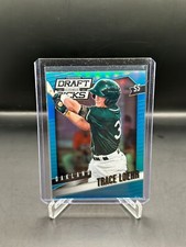 2014 Panini Prizm Draft Picks Trace Loehr Blue Prizm #d/199 #64