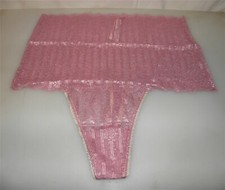 Victoria's Secret Dream Angels High-Rise/High Waist Thong Panty XL - Dusk Mauve