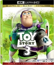.BRAND NEW Toy Story 3 4K Ultra HD, Blu-ray, Digital 2010 Sealed UHD