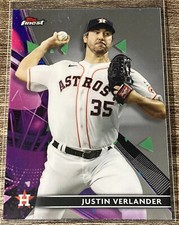 Justin Verlander 2021 Topps Finest #41 Houston Astros Card
