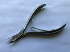 4" Stainless Steel Tissue Nipper Box Lock - BB Blue  19 Double Spring