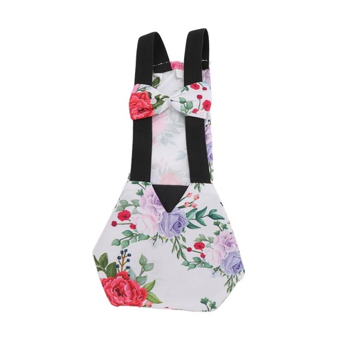Unique Design Pet Chicken Diapers Elastic Band Bowknot Hook Loop Stitching P UPP