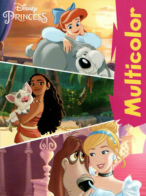 PRINCESS - Lilo & Stitch, Cinderella u.v.a.- Multicolor Malbuch - Disney #598297