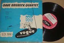 Dave Brubeck Quartet -s/t- 10" France, Vogue (LD. 104) 